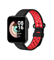 Xiaomi Redmi Watch 2 Lite Uyumlu Kordon Silikon Esnek Yumuşak Delikli Spor KRD-02 Kayış