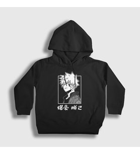 Presmono Unisex Çocuk Siyah Bakugo Anime Boku No Hero Academia Kapüşonlu Sweatshirt 234220tt