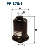 FILTRON PP8751 Yakit Filtresi 3191127150 3191129000
