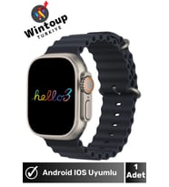 Watch Ultra Hello 3 Plus Amoled Akıllı Saat Tüm Telefonlara Uyumlu Smartwatch
