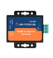 USR-TCP232-304 Rs485 to Ethernet Çevirici Modül Metal Kutu Endüstriyel Tip Seri Port Sinyal Çevirici