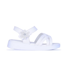 Skuaıter 7180 Cansu Beyaz Kız Çocuk Sandalet
