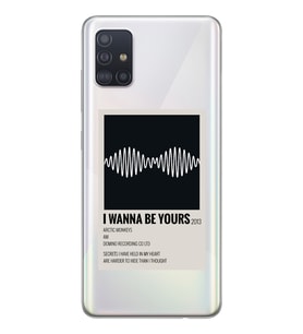 Samsung Galaxy A71 Uyumlu I Wanna Be Yours Arctic Monkeys Tasarımlı Şeffaf Telefon Kılıfı