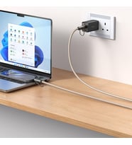 Lexroo Ca-6821 Çok Işlevli Boyun Askili 1.2M Type-C To Lightning Haki