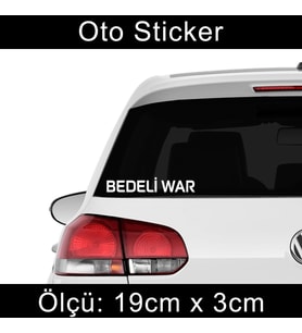 bedeli var etiket sticker - 2 adet çıkartma araba motosiklet kask atv tablet pc buzdolabı otomobil bilgisayar uyumlu