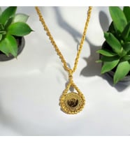 Kadın Çeyrek Altın Dorika Toplu Altın Kaplama Kolye (Gold)