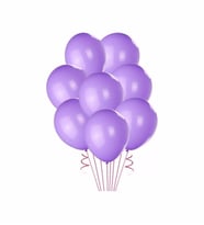Lila Balon 10 Adet ( Balonlar Sönüktür)