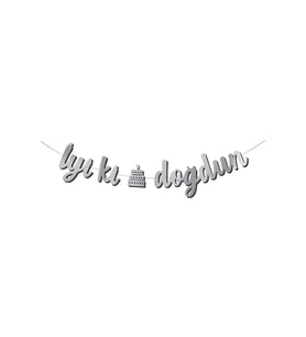 Banner Gümüş Iyi Ki Doğdun