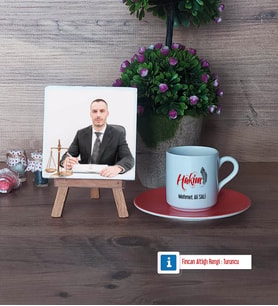 Hakim Fotoğraflı Dekoratif Taş, Ahşap Altlıklı Türk Kahvesi Fincanı Hediye (Model 8)