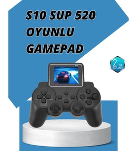 Mey İthalat® S10 Gamepad Hdmi Tv Bağlantılı 520 Klasik Oyun 2025 Seri