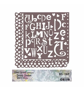 Cadence Siluet (Kenarsız) Stencil KS-167 