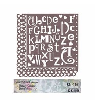 Cadence Siluet (Kenarsız) Stencil KS-167 