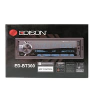 Edison ED-BT300 Oto Teyp MP3 Çalar/FM Radyo/USB/AUX/SD/BT/2 Amfi Çıkışlı/4*50W/APP Kontrol/Kumanda (Siyah)
