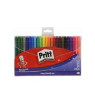 Pritt Keçeli Boya Kalemi 24 Renk Keçeli Boya Yıkanabilir (Karışık)