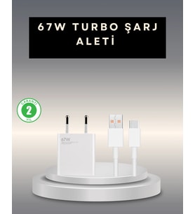67 Watt Type C Şarj Adaptörü Poco X3 X4 X5 Pro Uyumlu