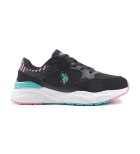 U.s. Polo Assn. Blossom 4Fx Kadın Siyah-Mint-Pembe Sneaker Ayakkabı