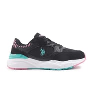 U.s. Polo Assn. Blossom 4Fx Kadın Siyah-Mint-Pembe Sneaker Ayakkabı