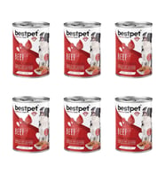 Bestpet Biftek Parça Etli Yetişkin Köpek Yaş Maması 415 gr x 6 Adet