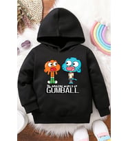 Çocuk Gumball Baskılı Sweatshirt (Siyah)