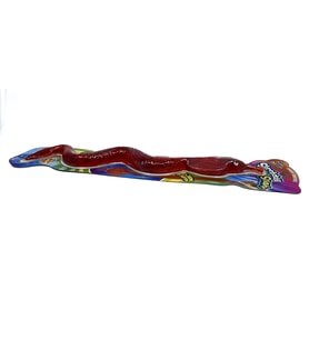 Esnek Dev Sürüngenler 30 cm - Kırmızı Yılan