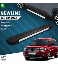 S-Dizayn Renault Kangoo 3 Uzun Şase NewLine Aluminyum Yan Basamak 223 Cm 2021 Üzeri A+ Kalite