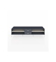 Hyperion TV Ünitesi 2 Raflı 2 Çekmeceli  220x44x51 Antrasit-Aytaşı/Antrasit