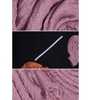 Beyaz Çift Katlı Tekli Eşarp Süngeri Polyester 1010T_42