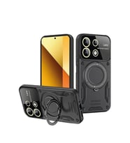 Newface Xiaomi Redmi Note 13 4G Kılıf Joy Lens Standlı Kapak - Siyah