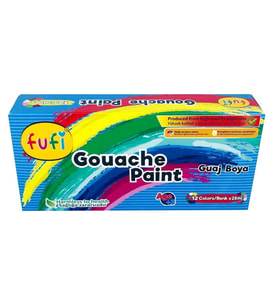 Fufi Guaj Boya Şişe 12Li 12x25ml - 3 paket