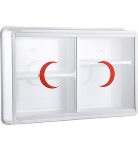 PLASTİK ECZA DOLABI 35x50x10cm
