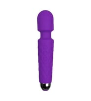 Female Wand Mager Şarjlı Vibratör - Mor
