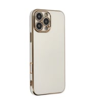 İphone 16 Pro Max Kılıf Volet Silikon - Beyaz