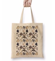 Kediler Cats Cats Cats Graphic Bez Çanta Uzun Saplı