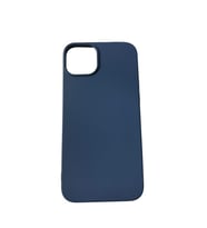 iPhone 14 Plus ile Uyumlu Cappy Silikon Kılıf Lacivert