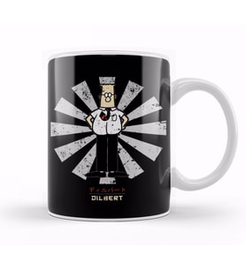Dilbert Retro Japanese Kupa Bardak Porselen