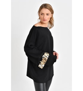 KOL DETAYLI SWEATSHİRT 
