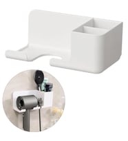 Ayt Sunup SN-27125 Banyo Rafı Sabunluk Diş Fırçası Saç Kurutma Makinesi 223x91x109mm Yapıştırma Ve Kancalı
