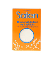 Saten Ağda Bezi 10'Lu+1 Spatula