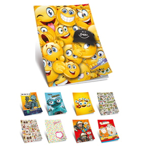Çınar Kaye Defter (Dikişli) Karton Kapak Kareli 60 Yaprak A5 60/4 (12 Li Paket) (Karışık)