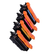 Photo print®  HP CE260X Uyumlu 4 Renk Muadil Toner Seti (Siyah)