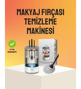 Hijyenik ve Hızlı Makyaj Fırçası Yıkama ve Kurutma Cihazı