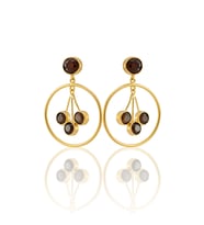 Kadir Jewellery 22 Ayar Altın Kaplama Vintage Küpe -El İşçiliği Ve Hipoalerjenik Küpe