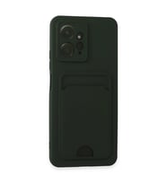 Note 12 4g Kılıf Kelvin Kartvizitli - Koyu Yeşil