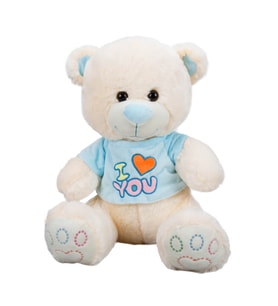 Tişörtlü Peluş Ayı 40 cm.