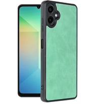 Galaxy A06 Kılıf Aras Deri Kapak - Koyu Yeşil