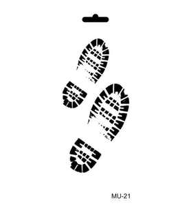 Cadence Mix Media Stencil 10x20 cm. MU-21 