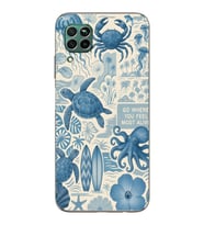 Huawei P40 Lite Uyumlu Baskılı Yumuşak Silikon Şeffaf Telefon Kılıfı