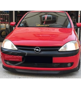 Opel Corsa C 2000-2006 Uyumlu Astra H lip Esnek Ön Lip 2 Parça Tampon Altı Dil Karlık Ön Ek