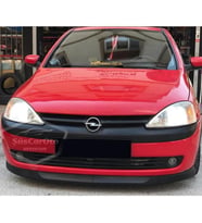 Opel Corsa C 2000-2006 Uyumlu Astra H lip Esnek Ön Lip 2 Parça Tampon Altı Dil Karlık Ön Ek