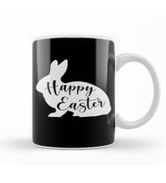 Happy Easter Egg Bunny Rabbit Kupa Bardak Porselen